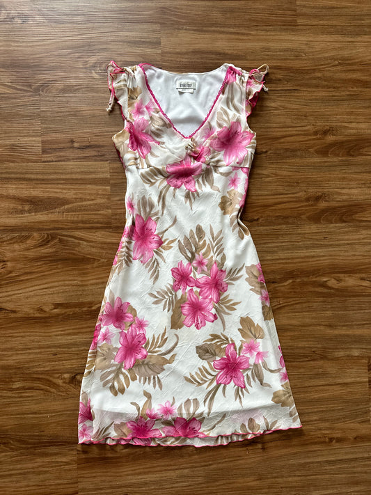 Vintage 2000s floral midi slip dress