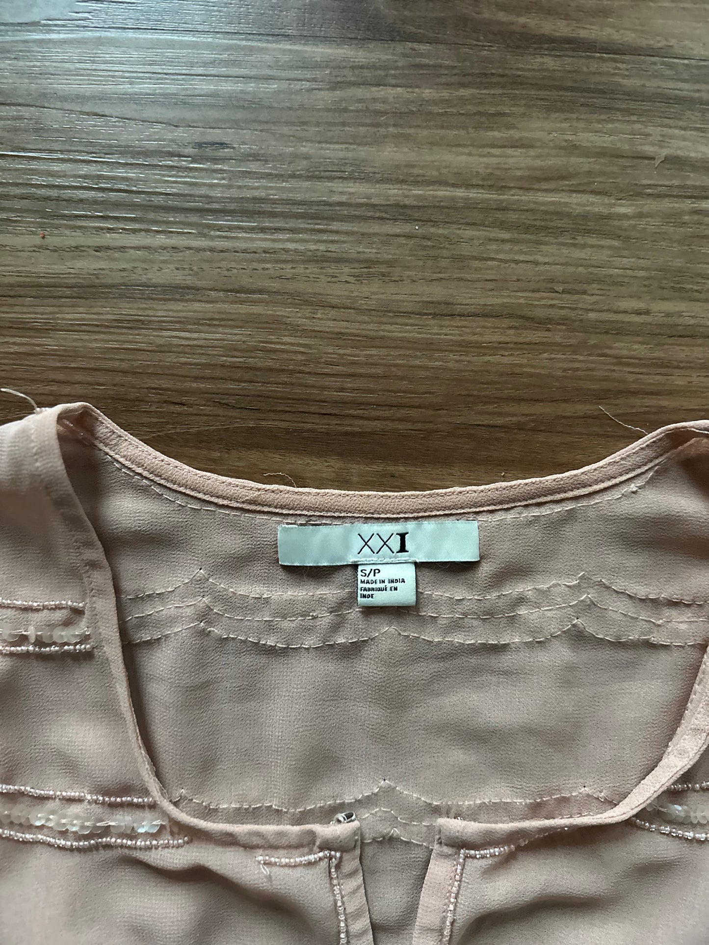 2000 baby pink mesh mini cardigan