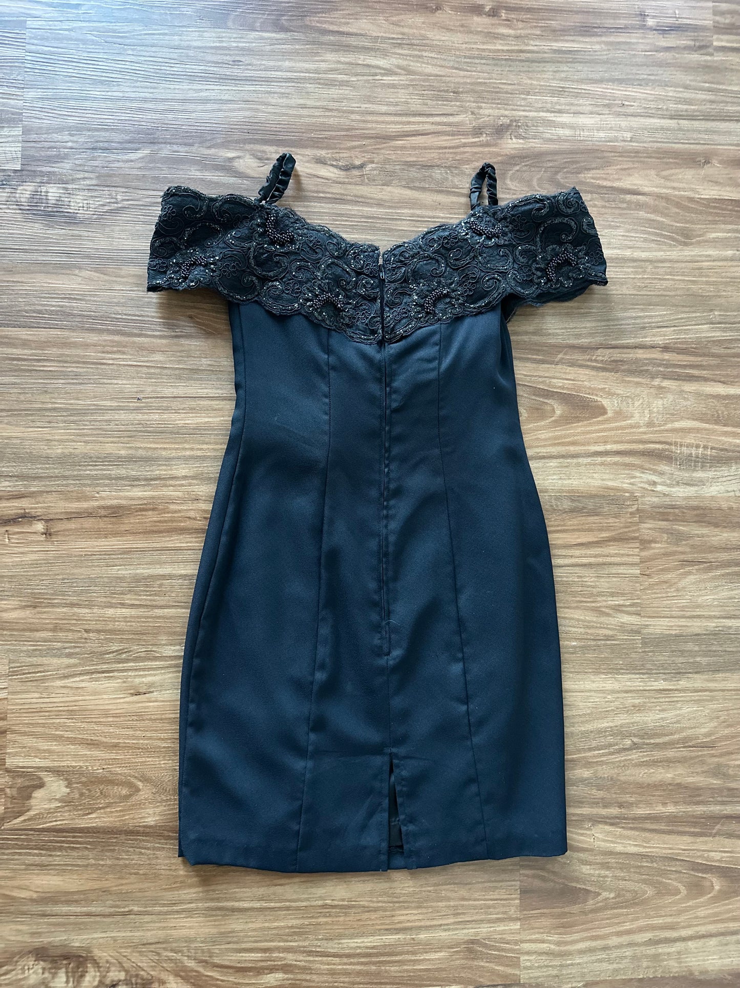 Vintage 90s black cocktail dress