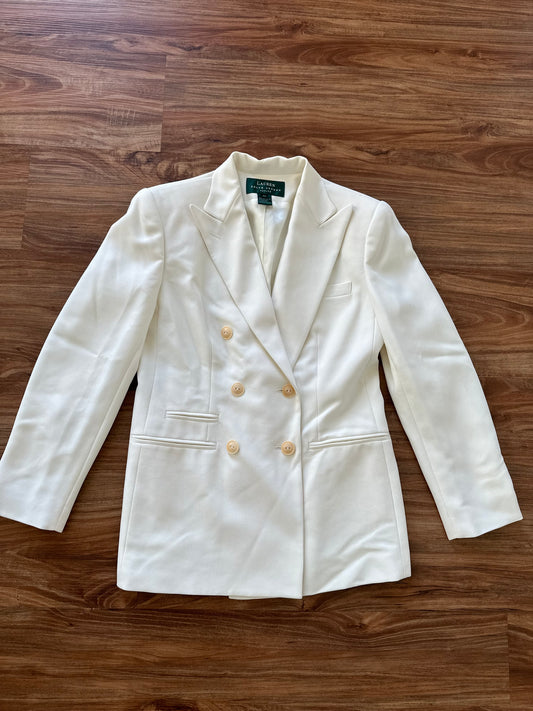 Vintage Ralph Lauren cream suit