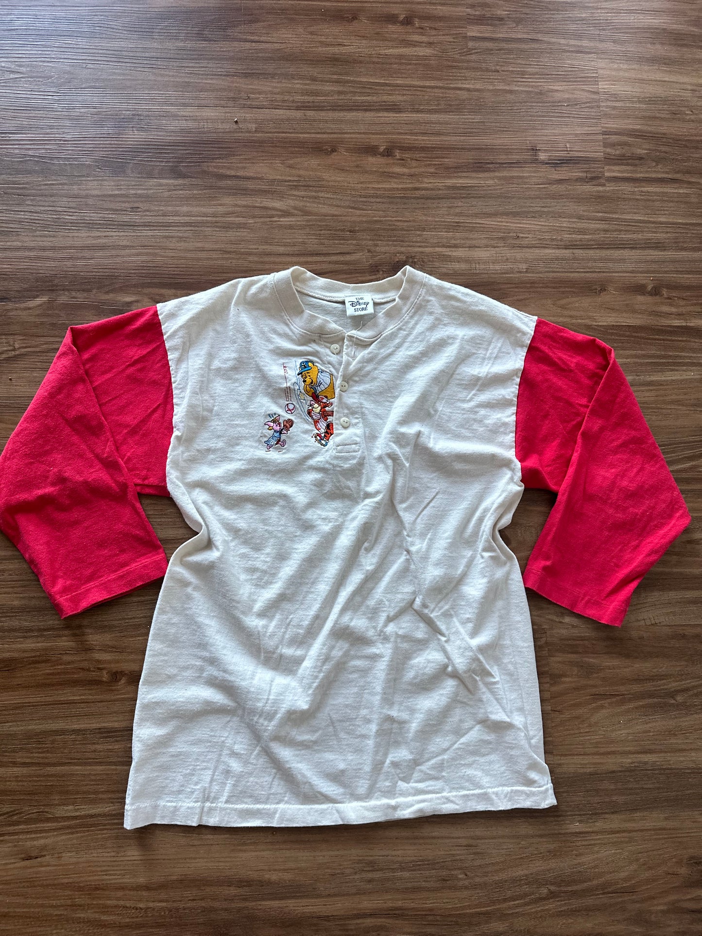 Vintage original Disney Pooh bear baseball top