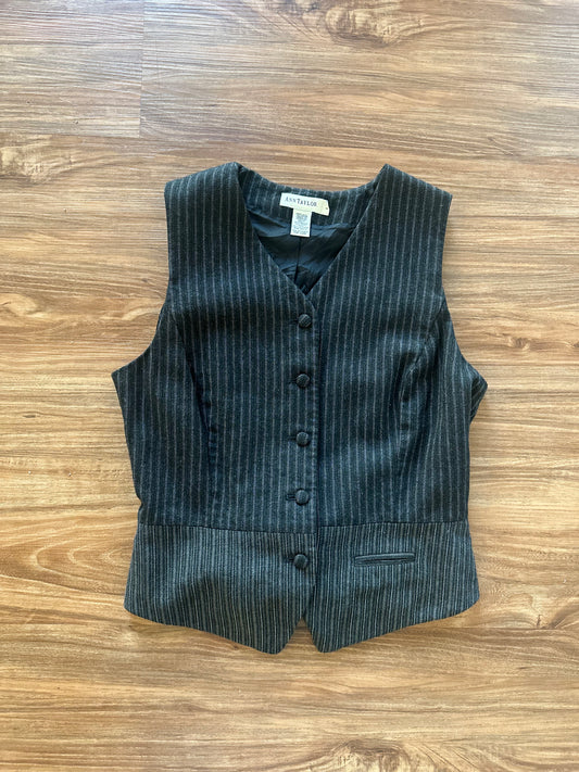 Vintage 90s striped vest