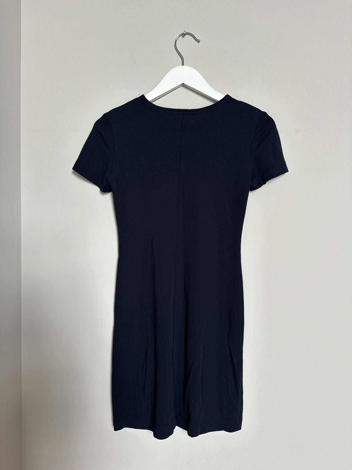 Vintage 90s navy blue bodycon mini dress