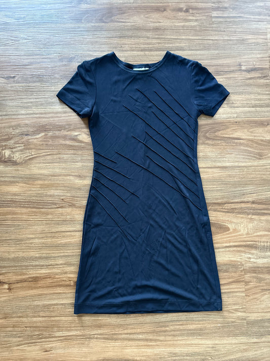 Vintage 90s navy blue bodycon mini dress