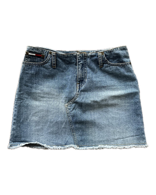 Vintage 2000s Tommy Hilfiger light blue denim skirt