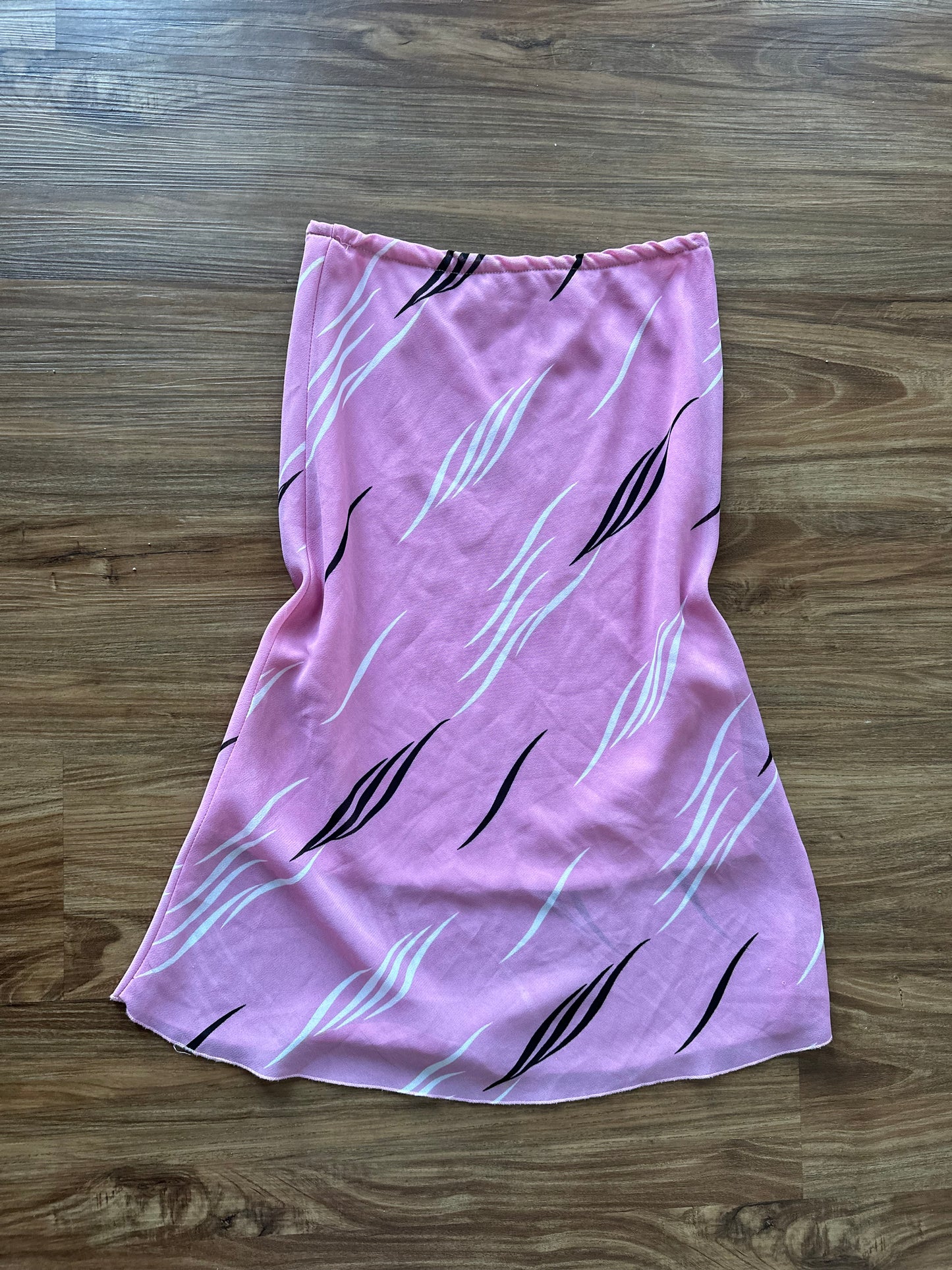 Vintage 2000s pink slip skirt