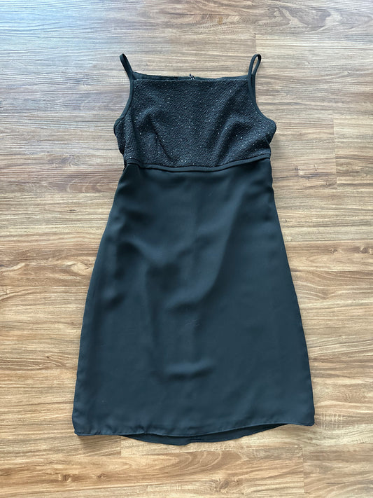 Vintage 90s sparkly zip up dress