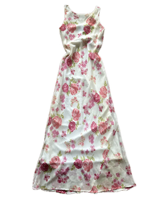 Vintage 2000 maxi with floral print dress