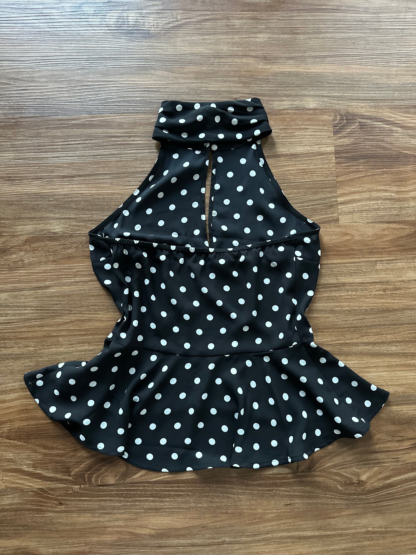 Vintage 2000s polka dot halter top