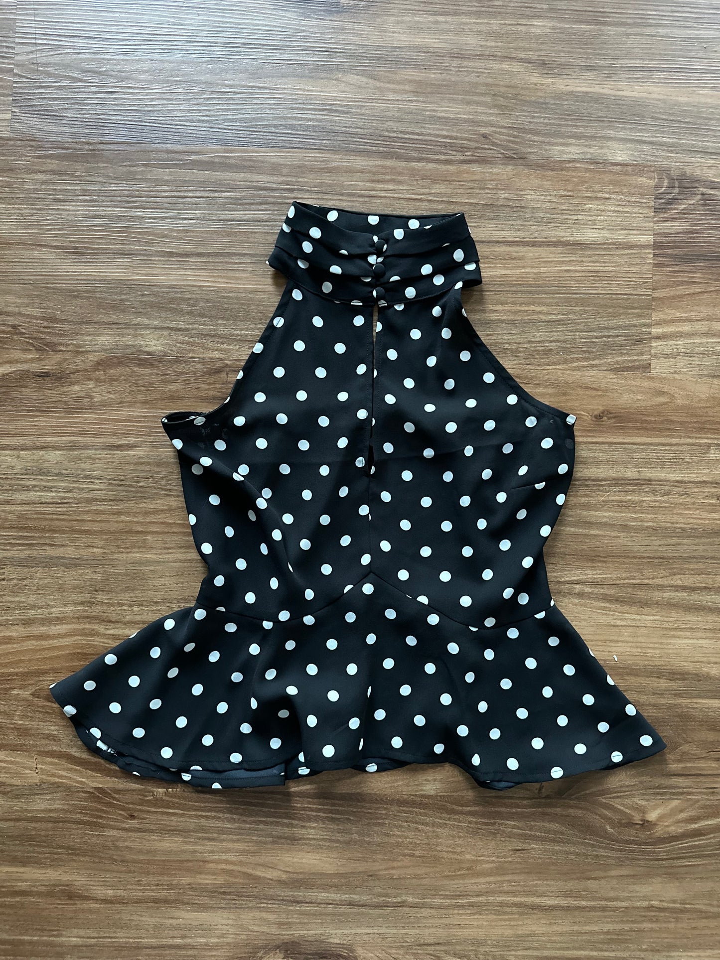 Vintage 2000s polka dot halter top