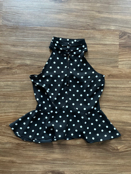 Vintage 2000s polka dot halter top