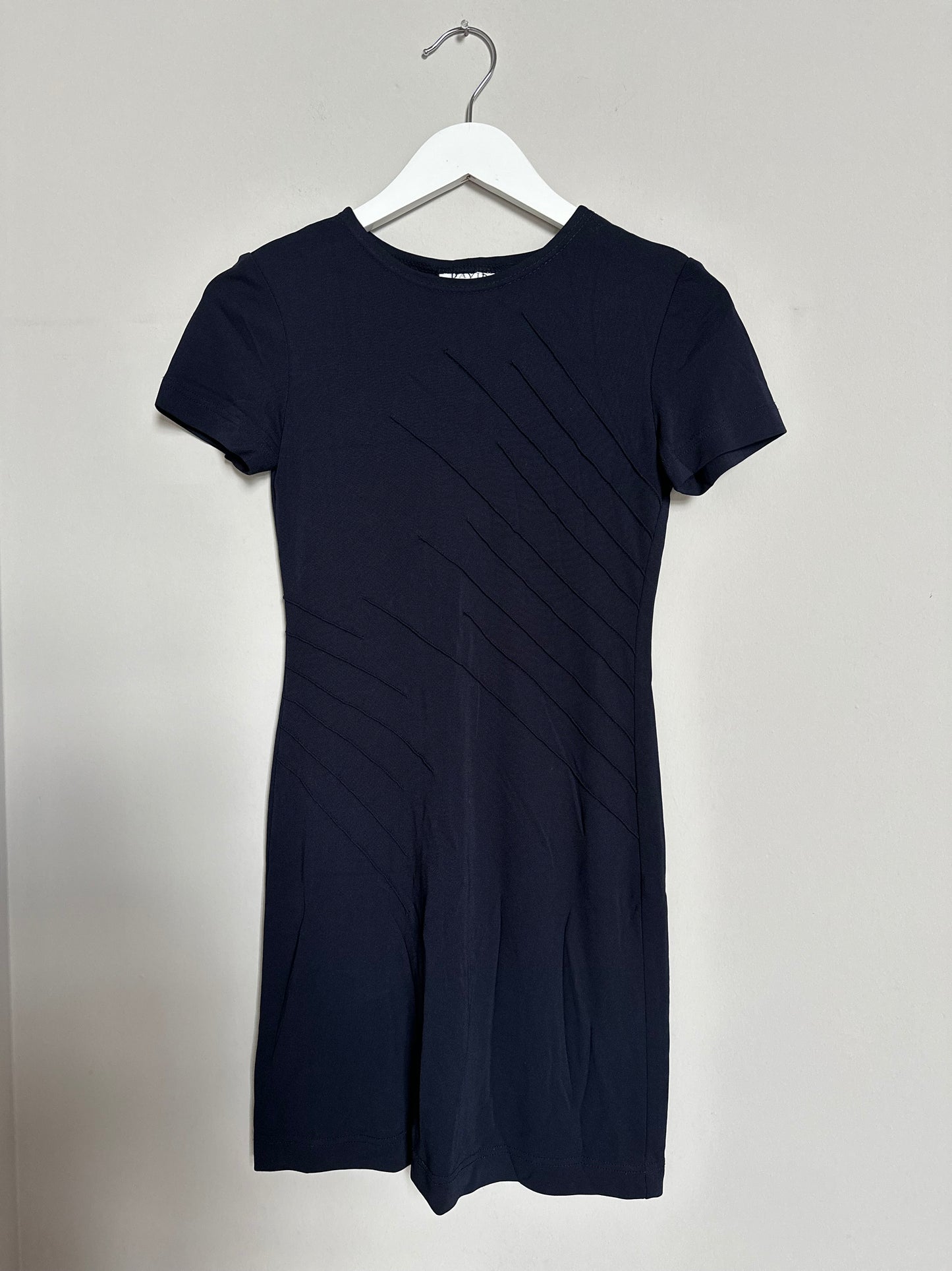 Vintage 90s navy blue bodycon mini dress