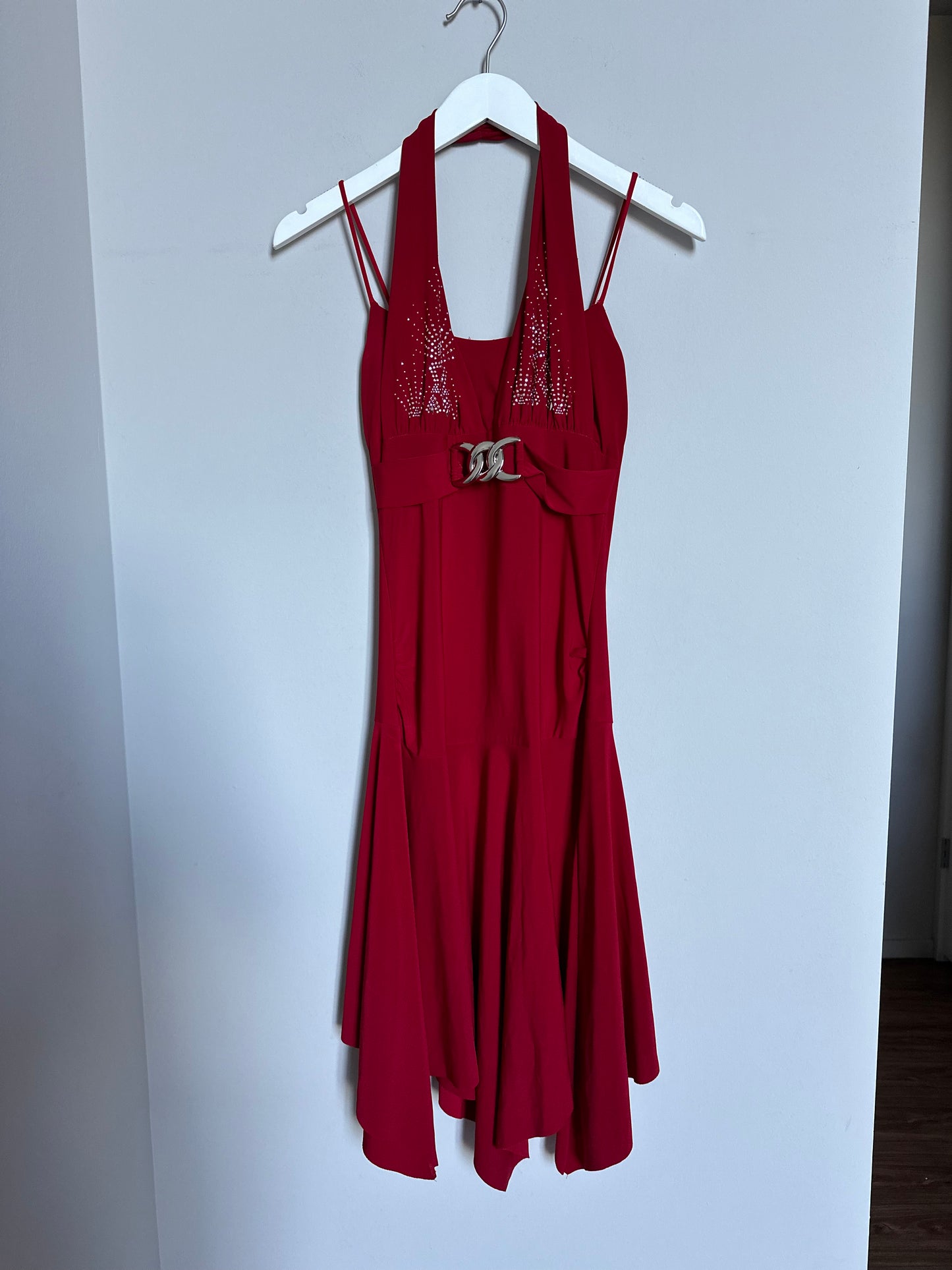 Vintage y2k red fairy slip dress