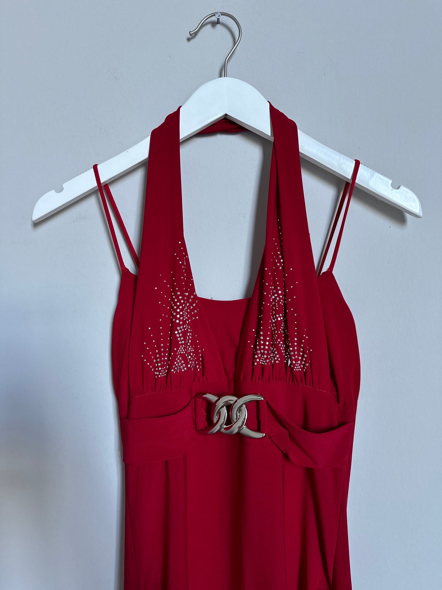 Vintage y2k red fairy slip dress