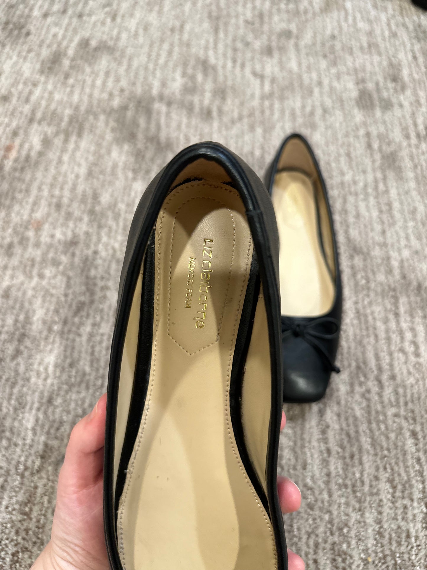 Vintage 2000s black ballet flats